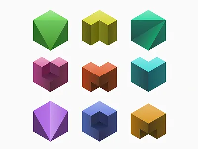 Hexagon Logos branding design geometric hexagon identity logo minimalistic