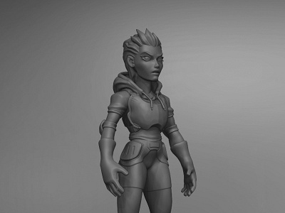 Sculpt 01 3d art cartoon character character design modeling render scifi sculpting stylized zbrush