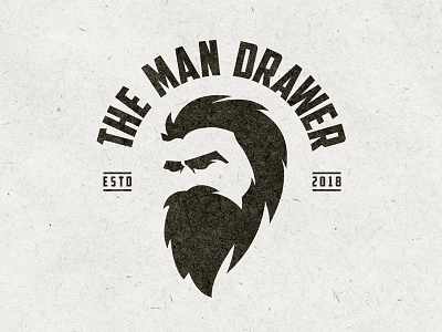 The Man Drawer camping design equipment face fishing hardcore logo man rustic tough uk vintage