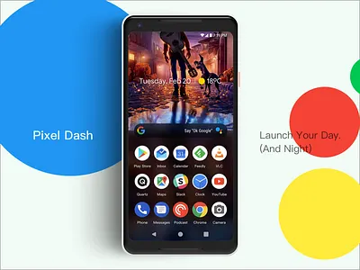 Pixel Dash android home launcher pixel