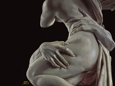 Study of Pluto & Proserpina (Bernini) bernini hades persephone pluto proserpina statue study