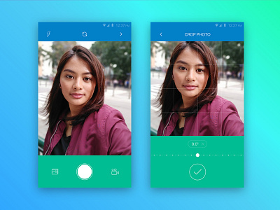 Set Profile Image concept crop design effect image pic profile ui
