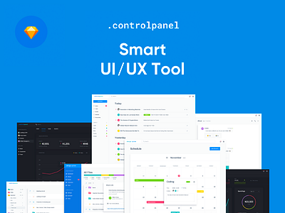 Control Panel chat dashboard design system ui ui kit ux web