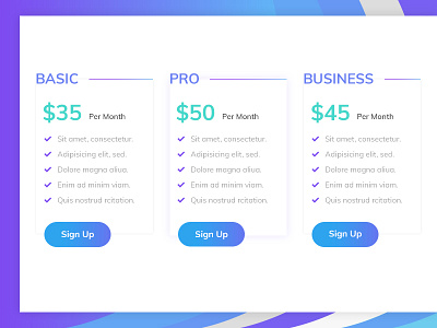 Pricing Plans plans pricing shop table ui