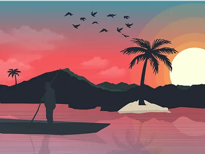 Illustration flat design illustration