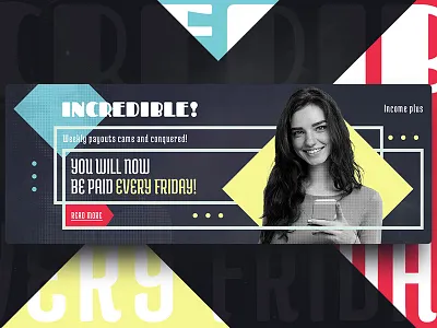 Banner banner card gray image money old site web