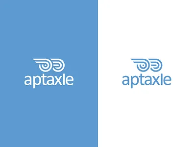 Aptaxle axle branding icon lineout logo speed wheel wing