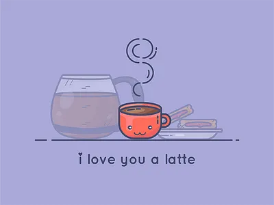 Perfect Breakfast breakfast caffe coffee cup cute food latte love red toast