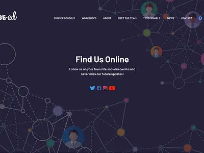 Social Hub banner header hero illustration