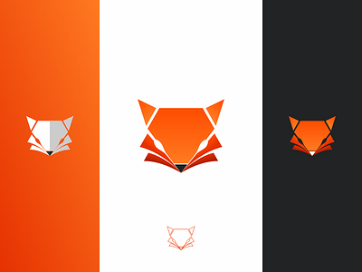 Fox concept esense fox logo logotype mark orange symbol vector