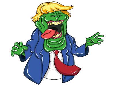 Trumper adobe illustrator character design illustrator monster trumper vector