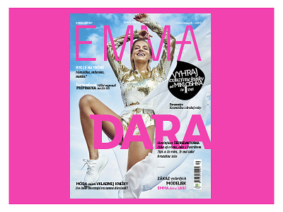 EMMA MAGAZINE artdirection cover coverdesign design editorial fashionmagazine magazine magazinecover system typography visualidentity