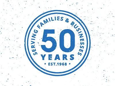 50 Years Stamp 50 years celebration crest seal stamp token