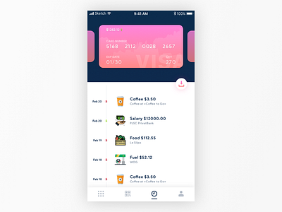 Bank App app design app ui bank app ios ios design ios ui mobile app ui ui design wallet app