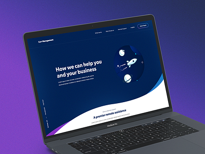Orbit Defence IT Solutions illustration infographic it landing responsive space spaced spaceship web website