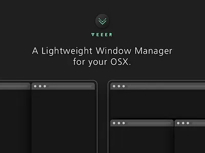 ✨ New App Launch✨ VEEER (Sidepr.) 🖥 cmu github hci macos mhci osu osx screenflow sideproject swift ui ux