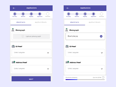 Document Attachment UI app attachments easygov ui