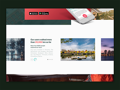 Travel App Landing Page berlin design freelance freelanceproject landingpage travel ui ux webdesign website welovewebdesign