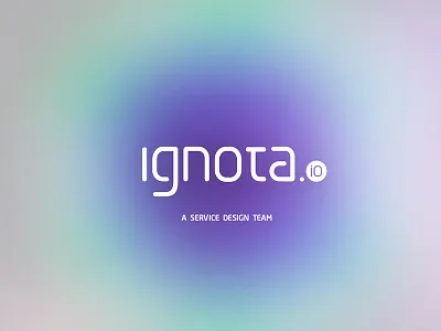 ignota.io / branding ignota service design ui ux