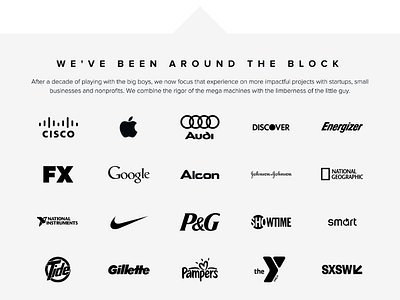 Client Logo Wall clients logo logos portfolio wall