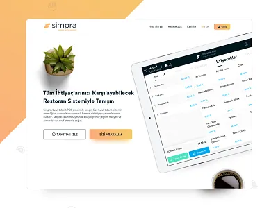 Marketing Landing Web Site clean list mockup page payment pos product simple ui ux web site
