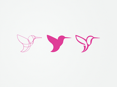 Hummingbird bird circular grids colibri hummingbird kolibri logo logo progress vector