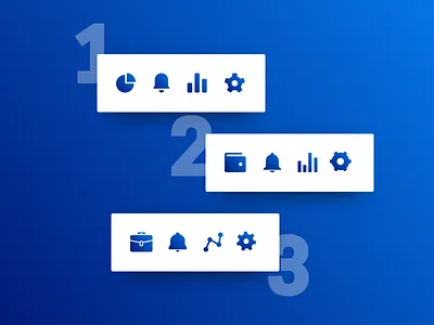 Crypto Icons Explorations alert cryptocurrency icons mobile portfolio prices settings