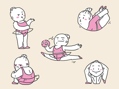 five emotions illustrations