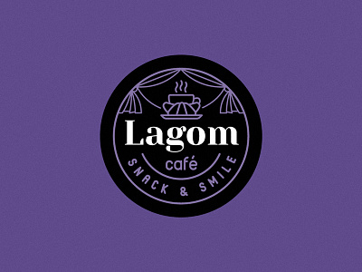 Logo for Swedish cafe cafe identity lagom logo logotype restaurant trendy