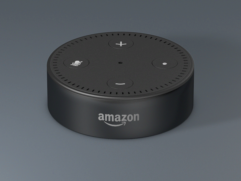 Alexa... 3d alexa amazon animation c4d cinema4d digital art dot echo illustration product