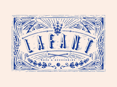 Lafant branding fashion illustration logo mor8