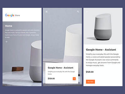 Google Store App - Concept