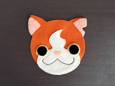 Jibanyan apparel baby clothes craft design felt hand jibanyan kids clothing sewing yokai watch