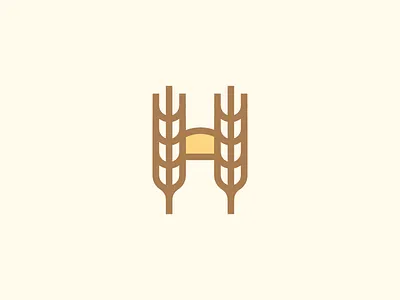 Holmgren Family Farm (Feedback Appreciated!) badge branding farm h identity letter logo mark midwest sun type wheat