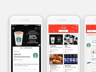 Izit APP android app app design digital digital product design interaction design ios app promotions ui ux