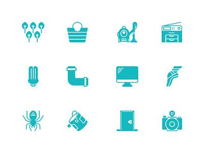 Home needs icon set