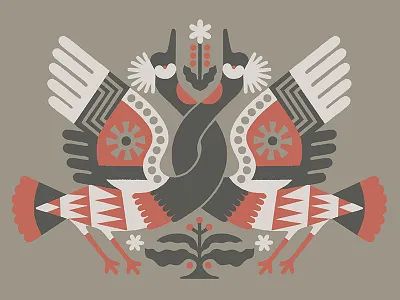 Killer Roasting Co. - Rwanda africa animal bird coffee crane illustration rwanda