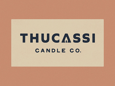 Candle Co. branding candle flame identity