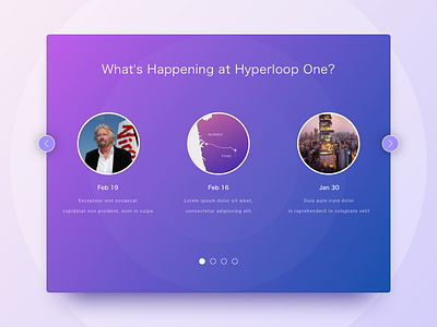 Hyperloop One Redesign color header hyperloop minimalistic ui