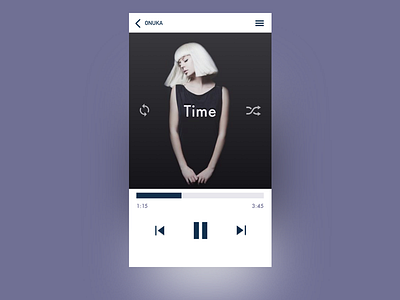 Music Player - Daily UI #009 009 daily music player ui