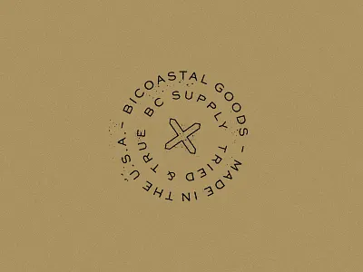 BC Supply Brand Lockup badge brand circle circle lockup design lockup logo logo design