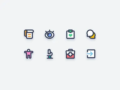 Medicine icons chart exit icon icons medicine patient