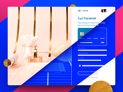 Lovelink #1 3dmodel card interface plates render ui ux web wireframe
