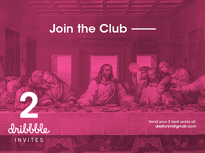 2x Dribbble Invites 2x club contest creative dribbble invites join masterpiece the