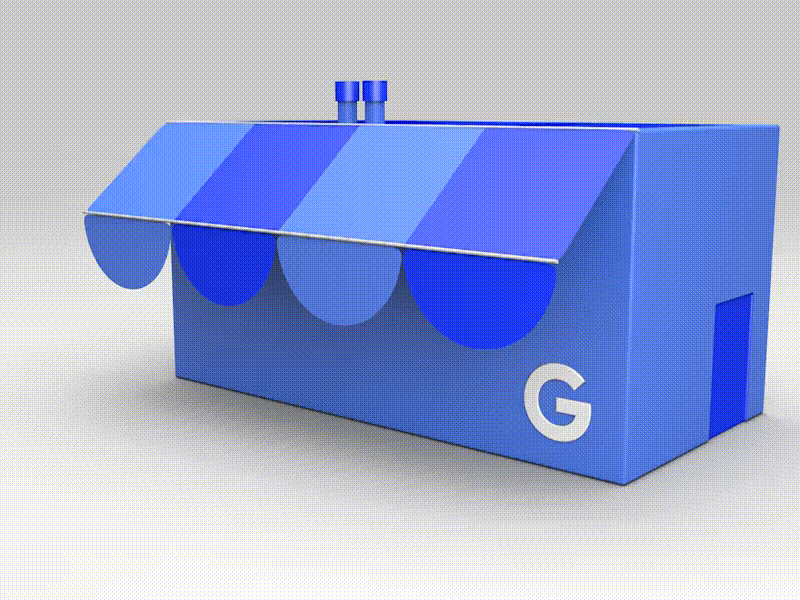 Random Cinema 4D Experiment #2 - Google Business Icon 3d business c4d cinema 4d google google business modelling