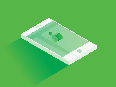 Home Away From Home home house illustration mobile neighborhood phone realty
