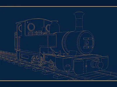 Biggest Little Railway Motion Graphics 3d c4d cell shaded cinema 4d doc motion graphics train tv