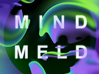 Mind Meld distort gradient photoshop typography warp