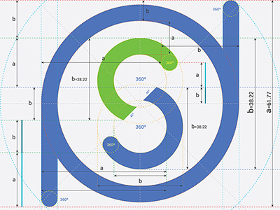 Logo psd.uz | golden ratio golden ratio logo psduz