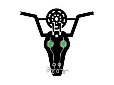 Bike Deer abstract art bike cycle deer metal weld welding